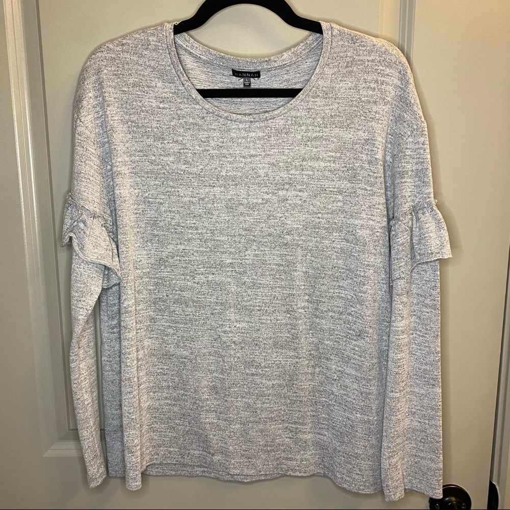 Long sleeve Top with ruffle details